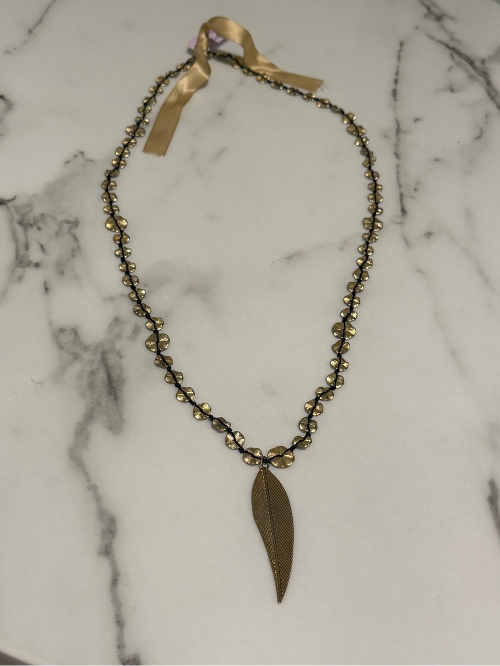 Gold Leaf Necklace
